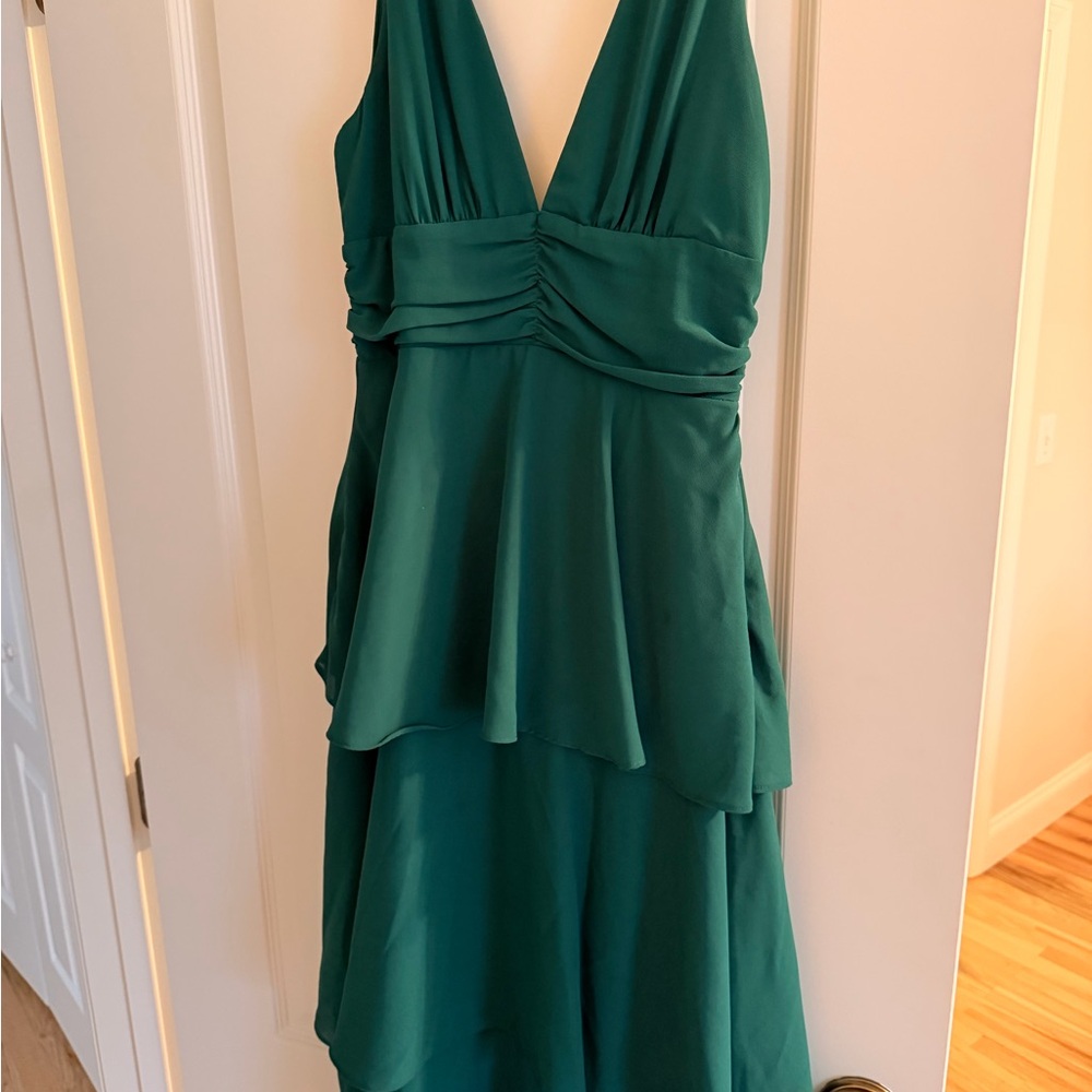 Emerald Green Lulus Dress - Picture 4 of 4